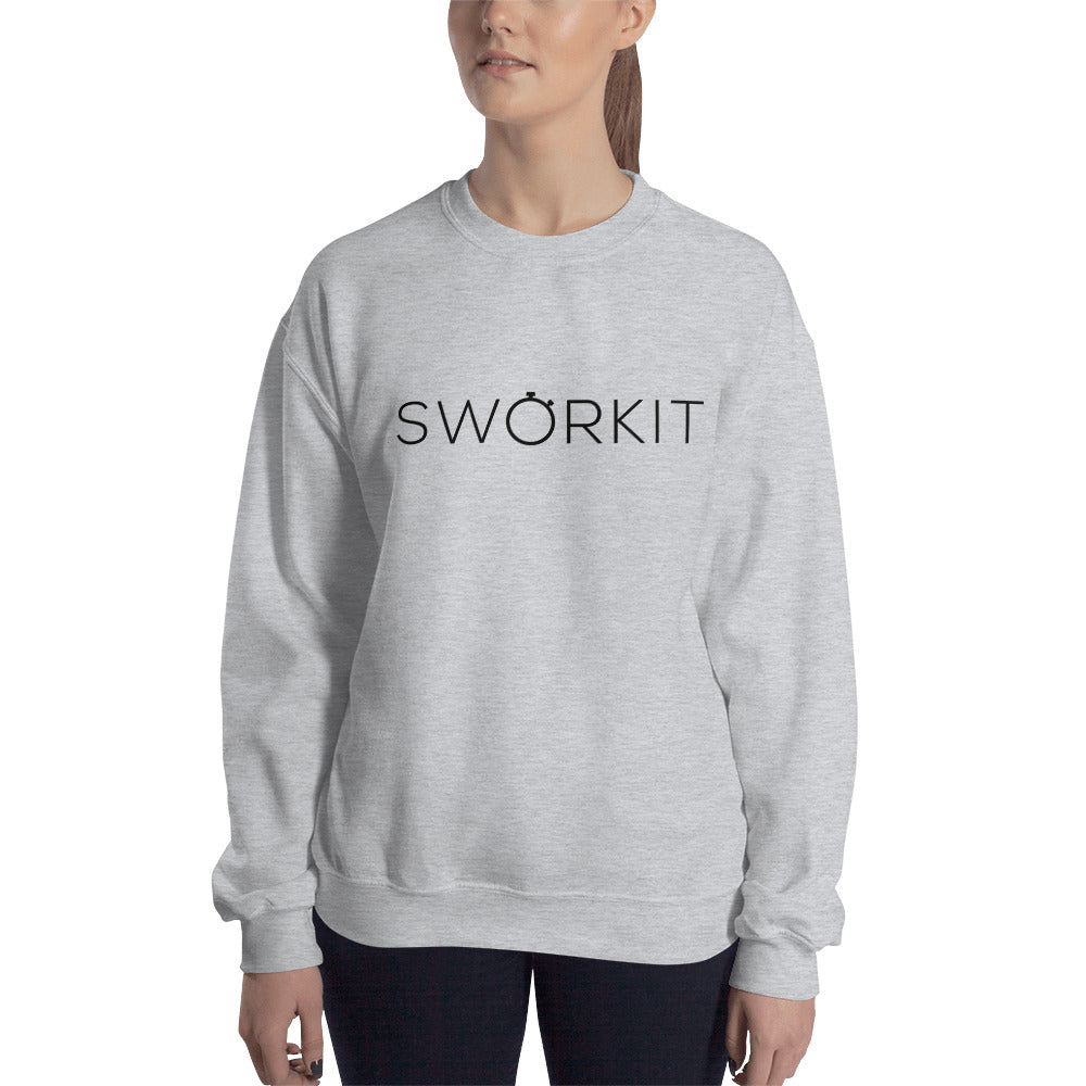 Gray Sworkit Unisex Sweatshirt